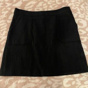 Black Loft Work Skirt